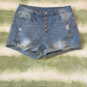 Denim Blue Women's Shorts